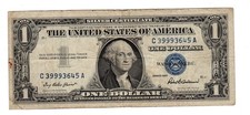 VEREINIGTE STAATEN AMERIKA USA 1 $ Dollar SERIES OF 1957 SILVER CERTIFICATE...