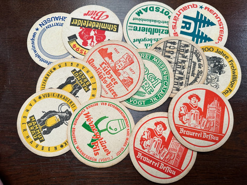 Konvolut alte bierdeckel - alte,