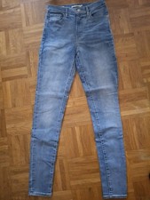 Levi`s  Damen Jeans  W28 L32  Mile High Super Skinny, hellblau
