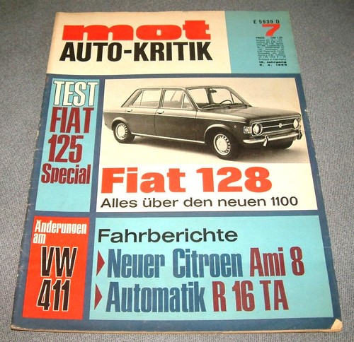 Mot 1969 fiat - fiat, 128,