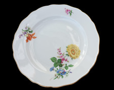 Meissen Bunte Blume Goldrand