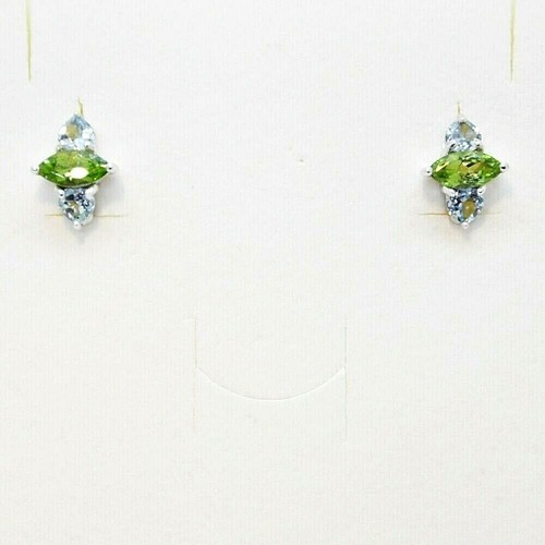 Navette peridot sky blautopas - sky,