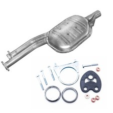 Mittelschalldämpfer Auspuff für Mercedes 260E 300 Bj.1985-10/1992 +Montagesatz