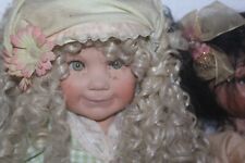 Sammelpuppe Garten Mädchen Porzellan Puppe von Cindy Marschner Rolfe!!