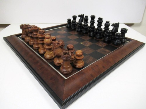 Vintage alabaster schachspiel - alabaster,