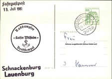 1981 Fahrgast-Post Raddampfer