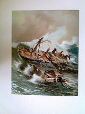 Untergang des Kanonenboots "Iltis" vor chinesischer Küste am 24.7.1896, Willy St