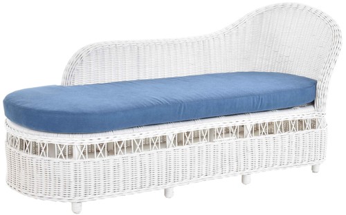 Rattan recamiere landhaus - rattan,