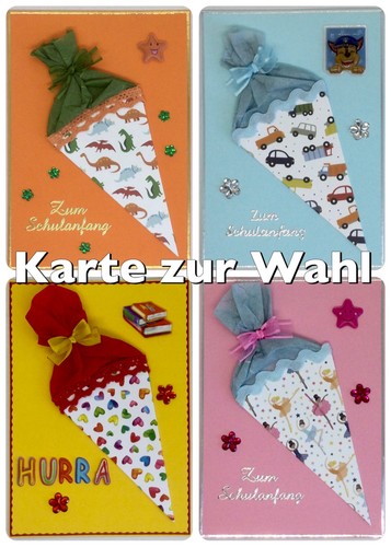Grußkarte zur - 3d,