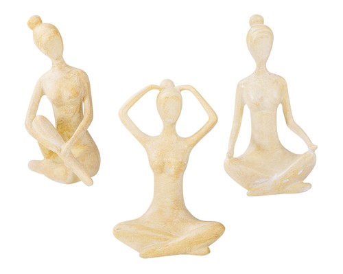 3er set yoga deko - yoga,