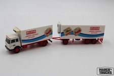 Herpa / Wiking Hanomag Henschel Kühlanhänger "Milram" Eigenbau 1:87 /HU