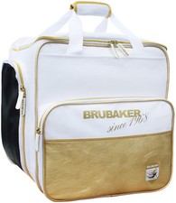 BRUBAKER Skischuhtasche St Moritz Ski Boots Bag Skistiefel Helm Tasche Weiß Gold