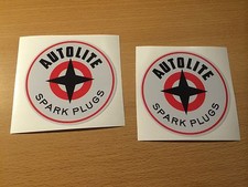 2x Autolite Aufkleber Cobra