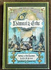 1884 Spamer Jugend Kosmos: Himmel & Erde, 103 Textillustr., farbiges Frontispiz