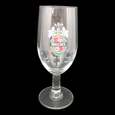Becks Löscht Kenner Durst Bierglas Tulpe Becher 200 ml Sammler Glas Bier Brauer