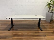 VS elektrischer Sitz-Steh-Schreibtisch 180cm grau anthrazit
