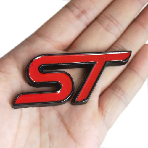 Metall emblem rot blau - metall,
