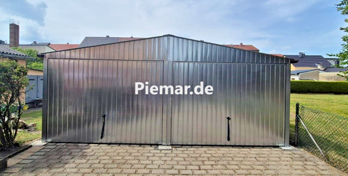 Blechgarage 5x8m doppelgarage - 5x8m,
