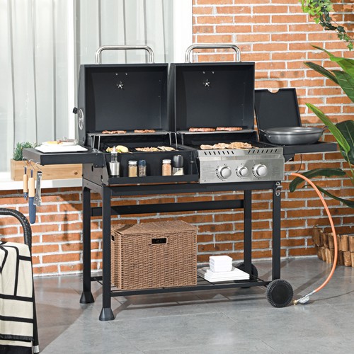 Outsunny holzkohlgrill - outsunny,