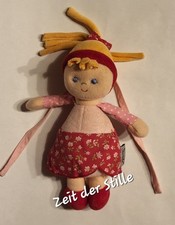 STERNTALER Spieluhr Mädchen Zopf Stirnband Rosa / Rot Blumen 17 cm Guter Mond 