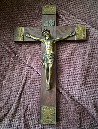 Holz kruzifix wandkreuz mit - kruzifix,