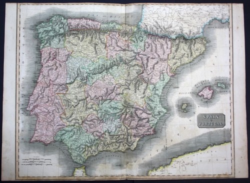 1817 spain portugal espana - spain,