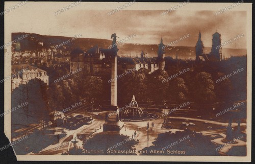 Foto-AK-Stuttgart-Schlossplatz