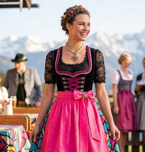 Dirndl bluse schwarz wie - dirndl-bluse,