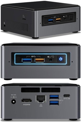 Intel nuc7i3bnh 7100u 8gb - intel, i3-7100u