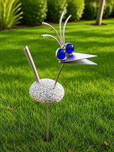 Edelstahl vogel garten - /,