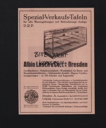 Dresden werbung 1930 - dresden,,