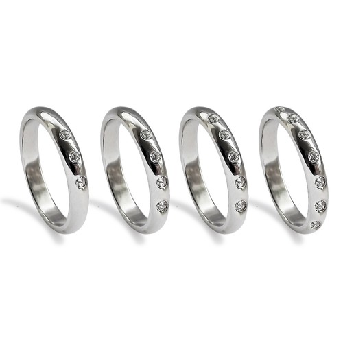 3mm 950 platin diamant hm - diamant, uk