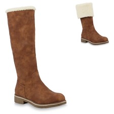 Klassische Damen Stiefel Warm
