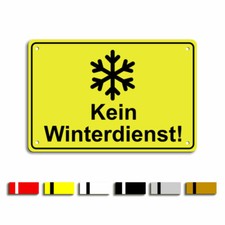 Kein Winterdienst -