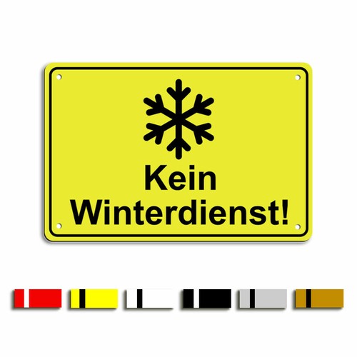 Kein winterdienst - kein,