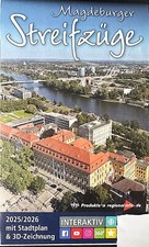 Magdeburger Streifzüge 2025/2026 mit Stadtplan& 3D-Zeichnung