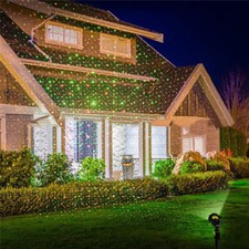 LED Laser Projektor Garten Licht Weihnachts Beleuchtung Dekor Party Außen