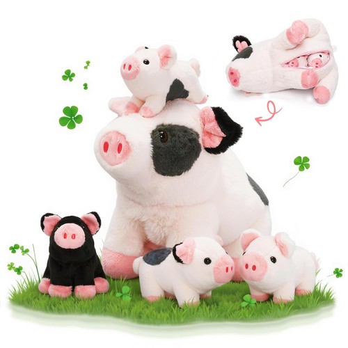 Plüschtier schwein set - plüschtier,