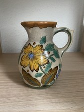 Vase Gouda Holland Trees Art Deco 13cm Hoch Delft Keramik