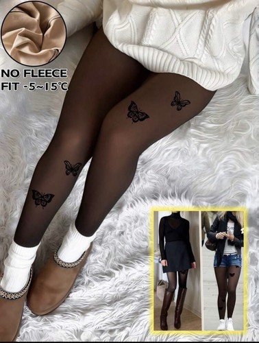 Damen thermostrumpfhose fleece - thermostrumpfhose,