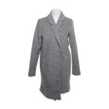 Divided by H&M, Mantel, Damen, Größe: 40, Grau, Polyester/Wolle, Fischgräte #l63