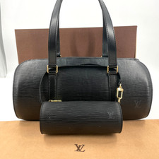 Echte Louis Vuitton Epi Noir Souflot M52222 Damenhandtasche KB228