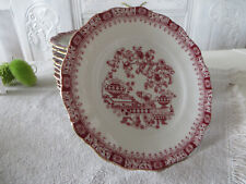 Seltmann Weiden China Rot?Kuchenteller ?9 x vorrätig Theresia sehr gepflegt