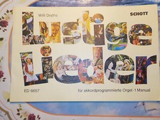 Willi Draths LUSTIGE LIEDER für akkordprogrammierte Orgel 1 Manual Schott ED 66