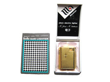 Vintage Feuerzeug Maruman  piezo elctric Lighter  Mercury 7 OVP   60er Collector