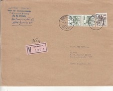 BERLIN Heimatbeleg / WERTBRIEF DS Burgen & Schlösser  Mischfrankatur 1981