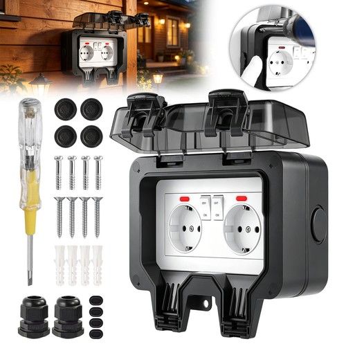 Ip66 steckdosen aufputz - ip66,