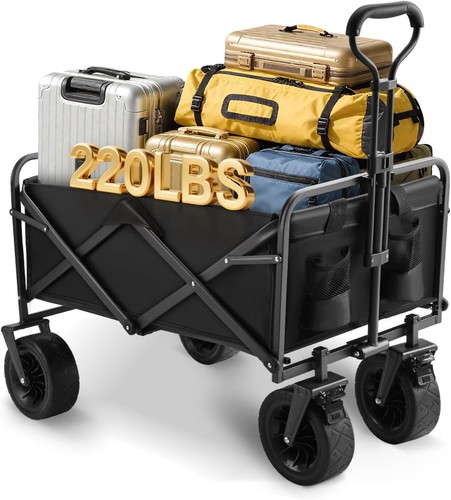 100kg bollerwagen faltbar - 100kg,