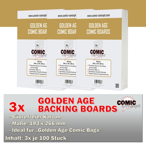 300x comic concept - golden, age