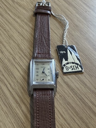 Art deco herrenarmbanduhr nita - deco,